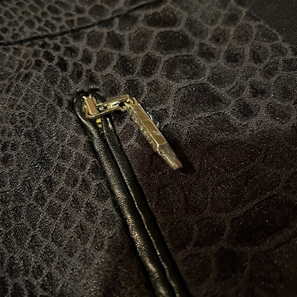 Ted Baker of London 12 black on black alligator embossed dress pants tux stripe - Picture 13 of 15